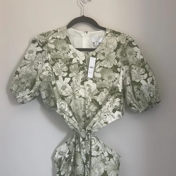 NWT Jcrew liberty London cutout dress - Picture 3 of 4